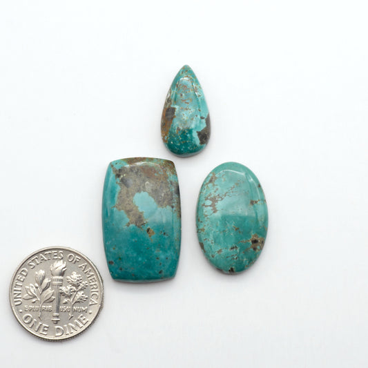 Apache Nugget Turquoise. Mined from the Apache Nugget Hole, this turquoise boasts stunning colors and patterns making it a must-have for any jewelry collection.
