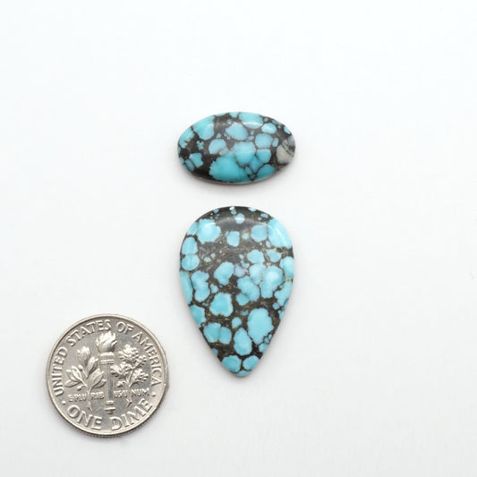 Blue Moon turquoise is a highly prized gemstone, renowned for its vibrant blue color with intricate patterns, making it a must-have for any jewelry collection.