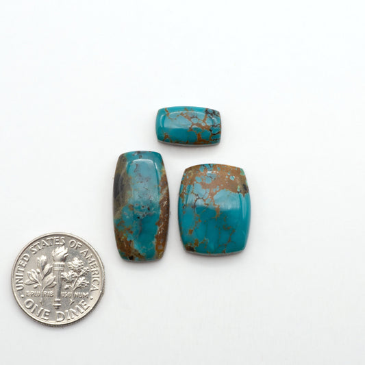 Apache Nugget Turquoise. Mined from the Apache Nugget Hole, this turquoise boasts stunning colors and patterns making it a must-have for any jewelry collection.
