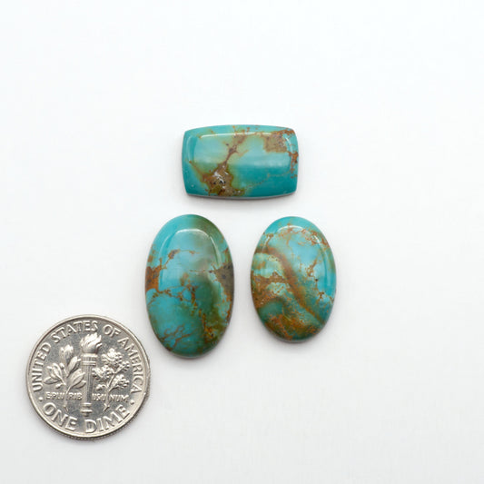 Apache Nugget Turquoise. Mined from the Apache Nugget Hole, this turquoise boasts stunning colors and patterns making it a must-have for any jewelry collection.