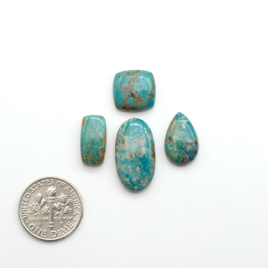 Apache Nugget Turquoise. Mined from the Apache Nugget Hole, this turquoise boasts stunning colors and patterns making it a must-have for any jewelry collection.