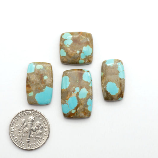 Number 8 Turquoise Cabochons have been selected for their quality and unique appearance. Don't miss the chance to add a one-of-a-kind piece to your collection.