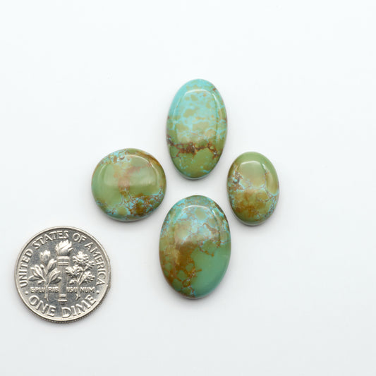 Apache Nugget Turquoise. Mined from the Apache Nugget Hole, this turquoise boasts stunning colors and patterns making it a must-have for any jewelry collection.