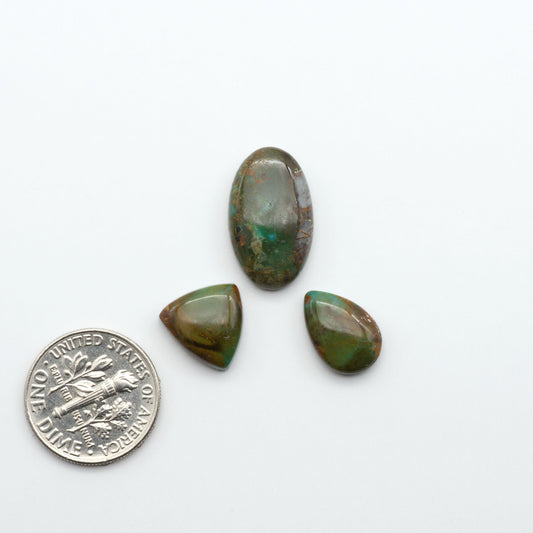 Apache Nugget Turquoise. Mined from the Apache Nugget Hole, this turquoise boasts stunning colors and patterns making it a must-have for any jewelry collection.