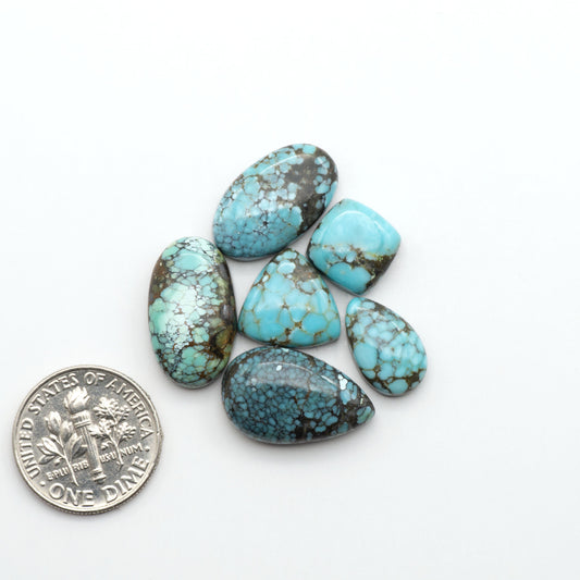 Blue Moon turquoise is a highly prized gemstone, renowned for its vibrant blue color with intricate patterns, making it a must-have for any jewelry collection.