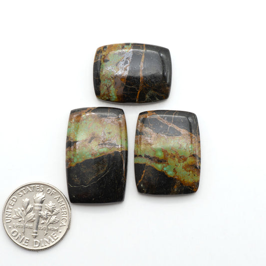 Black Jack Turquoise features a bold black color with striking veins of turquoise, making it a truly one-of-a-kind addition to your jewelry collection.