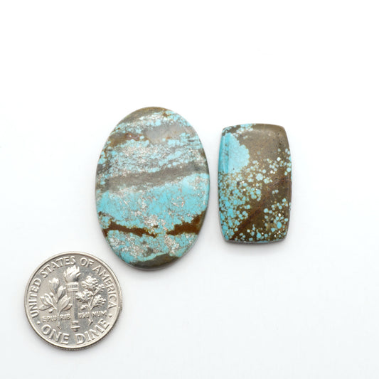 Number 8 Turquoise Cabochons have been selected for their quality and unique appearance. Don't miss the chance to add a one-of-a-kind piece to your collection.