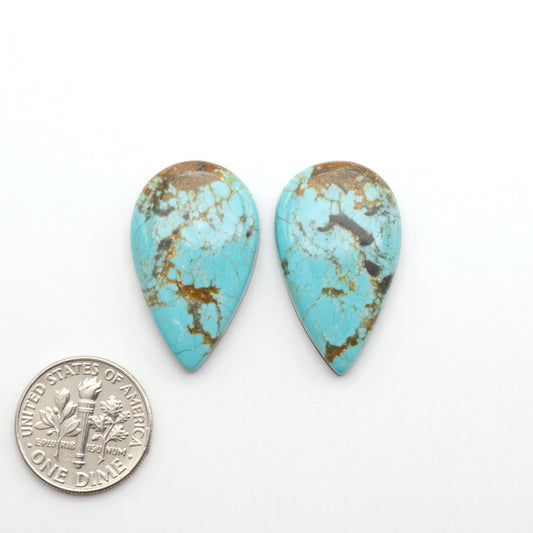 Number 8 Turquoise Cabochons have been selected for their quality and unique appearance. Don't miss the chance to add a one-of-a-kind piece to your collection.