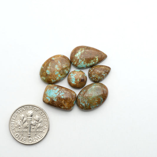 Number 8 Turquoise Cabochons have been selected for their quality and unique appearance. Don't miss the chance to add a one-of-a-kind piece to your collection.