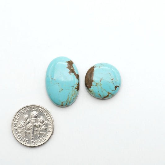 Number 8 Turquoise Cabochons have been selected for their quality and unique appearance. Don't miss the chance to add a one-of-a-kind piece to your collection.