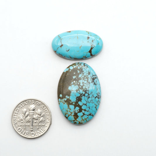 Number 8 Turquoise Cabochons have been selected for their quality and unique appearance. Don't miss the chance to add a one-of-a-kind piece to your collection.