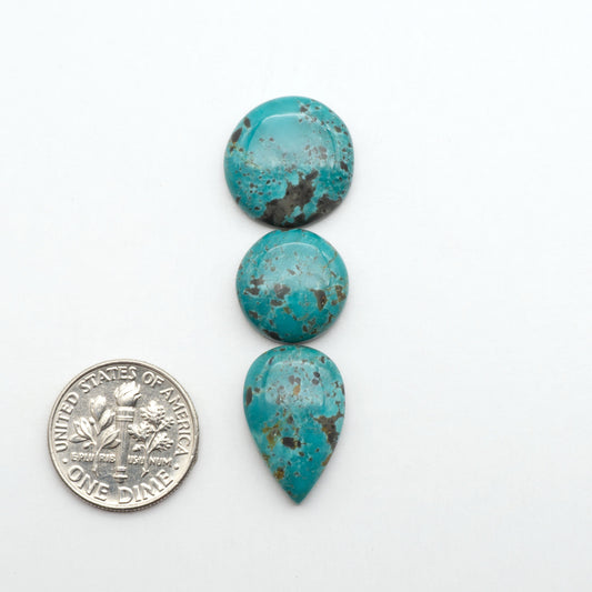 Apache Nugget Turquoise. Mined from the Apache Nugget Hole, this turquoise boasts stunning colors and patterns making it a must-have for any jewelry collection.