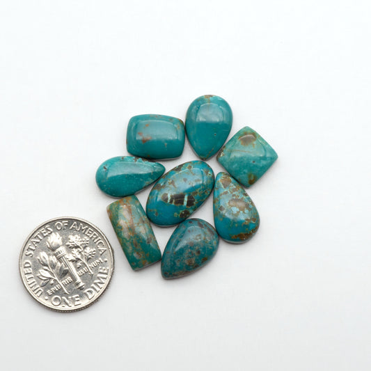 Apache Nugget Turquoise. Mined from the Apache Nugget Hole, this turquoise boasts stunning colors and patterns making it a must-have for any jewelry collection.