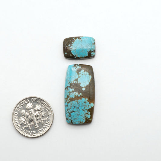 Number 8 Turquoise Cabochons have been selected for their quality and unique appearance. Don't miss the chance to add a one-of-a-kind piece to your collection.
