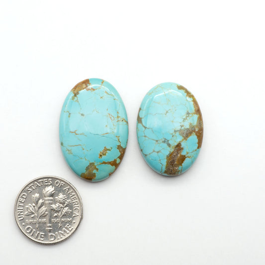 Number 8 Turquoise Cabochons have been selected for their quality and unique appearance. Don't miss the chance to add a one-of-a-kind piece to your collection.