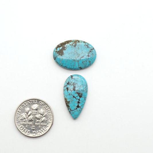 Number 8 Turquoise Cabochons have been selected for their quality and unique appearance. Don't miss the chance to add a one-of-a-kind piece to your collection.