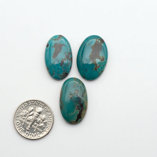Apache Nugget Turquoise. Mined from the Apache Nugget Hole, this turquoise boasts stunning colors and patterns making it a must-have for any jewelry collection.