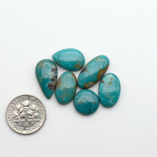 Apache Nugget Turquoise. Mined from the Apache Nugget Hole, this turquoise boasts stunning colors and patterns making it a must-have for any jewelry collection.