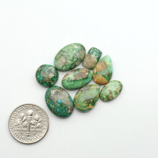 Sonoran Mountain Turquoise showcases a stunning blend of blue and green hues and natural patterns that make it a must-have for any jewelry collection.