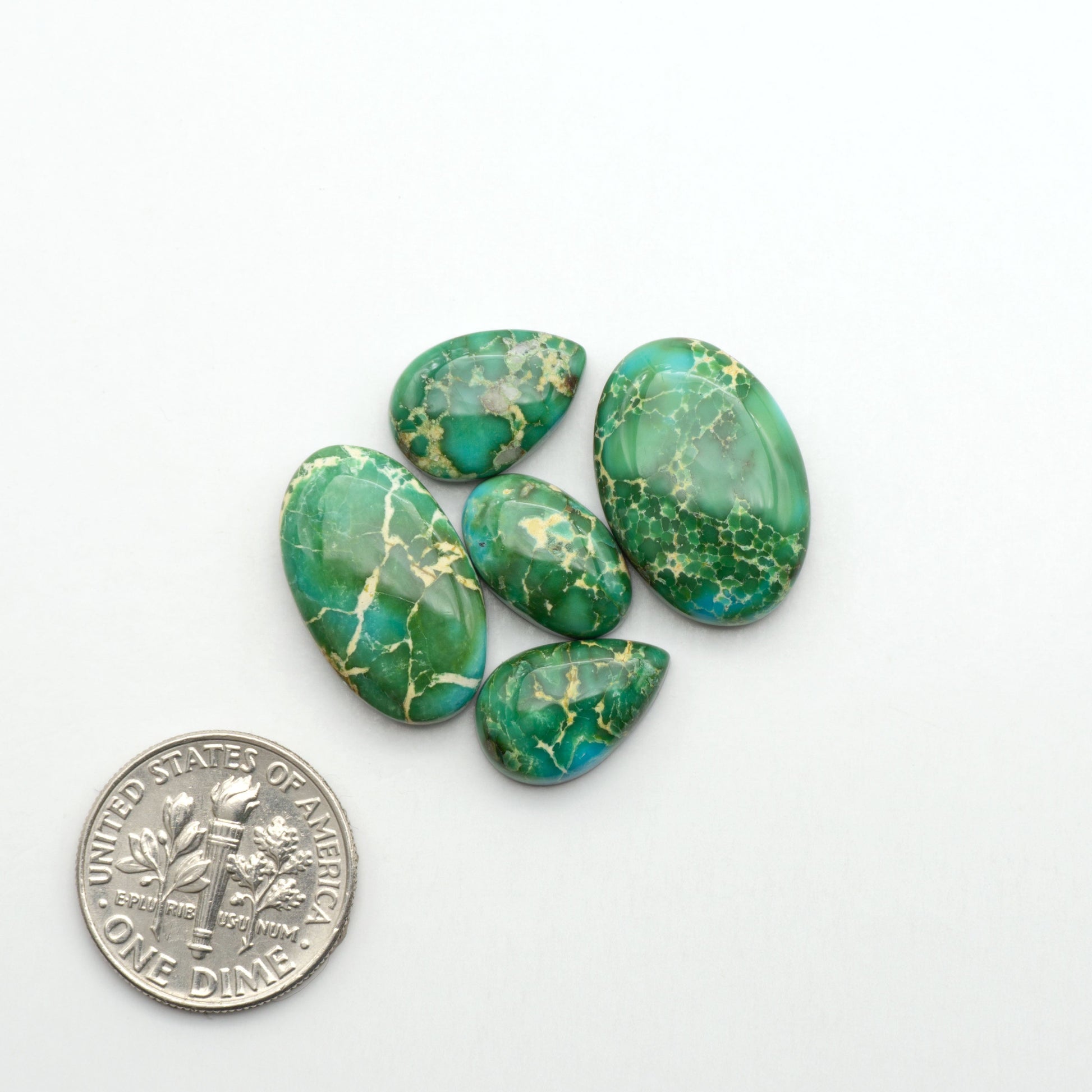 Sonoran Mountain Turquoise showcases a stunning blend of blue and green hues and natural patterns that make it a must-have for any jewelry collection.