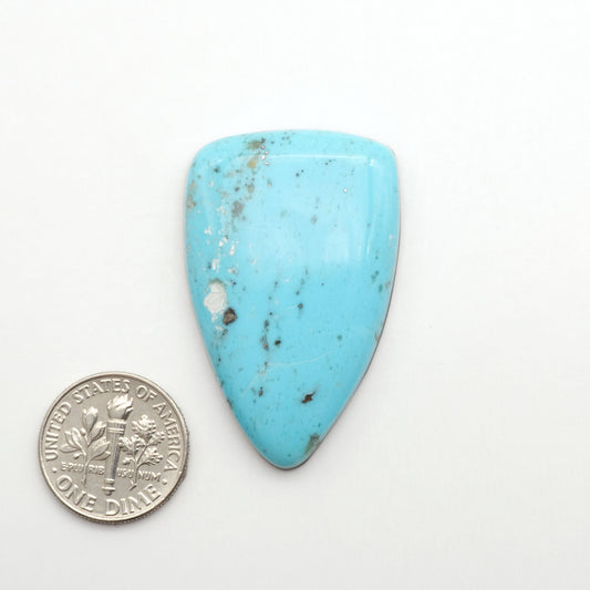 Nacozari turquoise cabochons are striking gemstones known for their vibrant blue to greenish-blue colors and pyrite, these stones are prized in jewelry making.