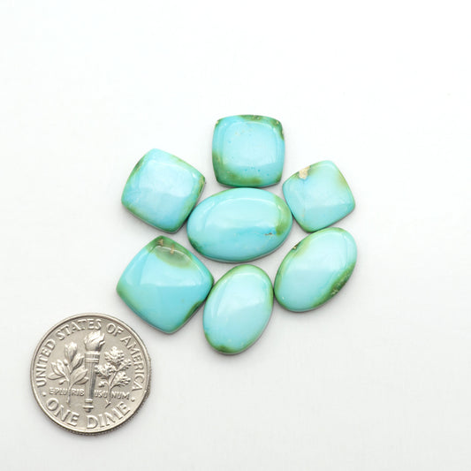 Sonoran Mountain Turquoise showcases a stunning blend of blue and green hues and natural patterns that make it a must-have for any jewelry collection.