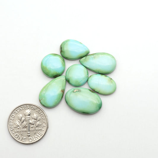 Sonoran Mountain Turquoise showcases a stunning blend of blue and green hues and natural patterns that make it a must-have for any jewelry collection.