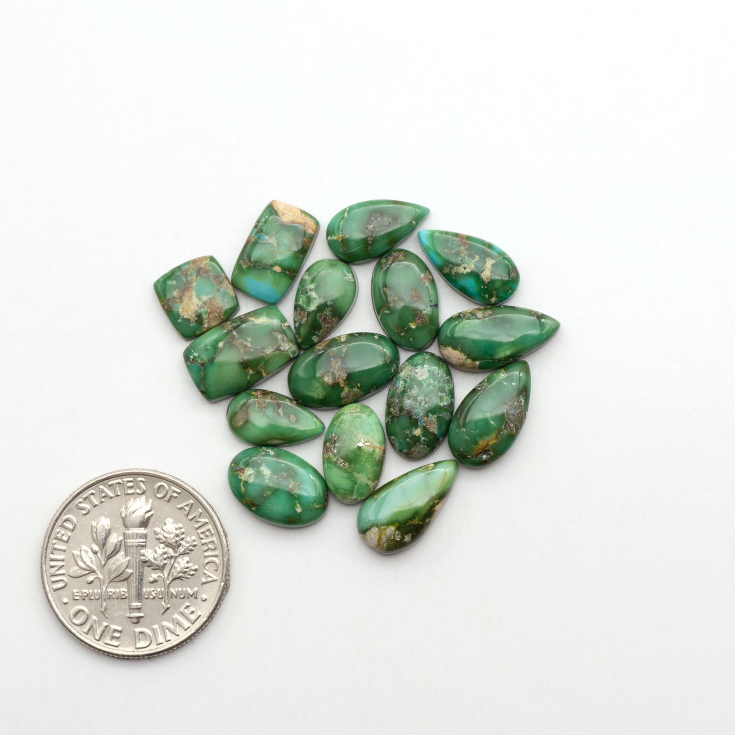 Sonoran Mountain Turquoise showcases a stunning blend of blue and green hues and natural patterns that make it a must-have for any jewelry collection.
