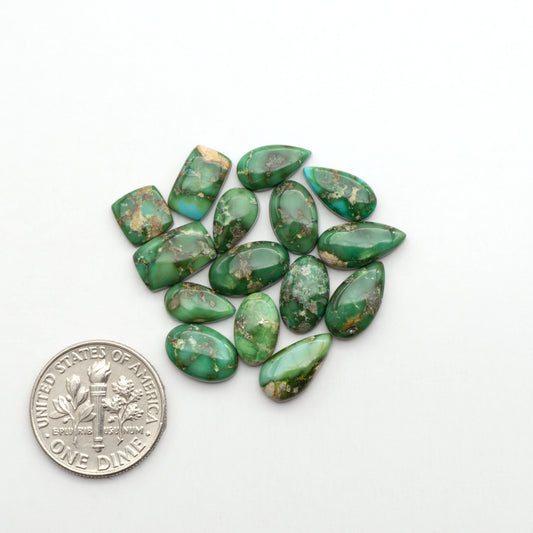 Sonoran Mountain Turquoise showcases a stunning blend of blue and green hues and natural patterns that make it a must-have for any jewelry collection.