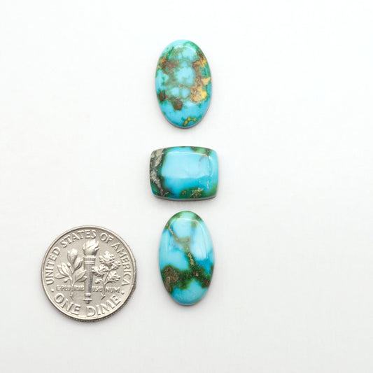 Sonoran Mountain Turquoise showcases a stunning blend of blue and green hues and natural patterns that make it a must-have for any jewelry collection.