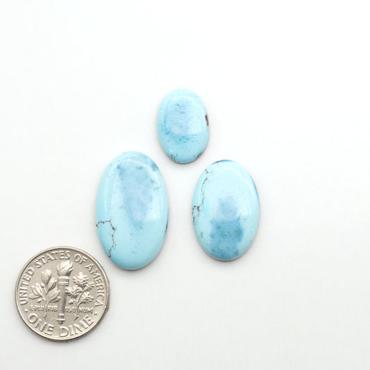 Discover the beauty of Natural Golden Hills Turquoise—prized for its icy blue tones, golden matrix, and exceptional quality. Ideal for artisan jewelry designs.