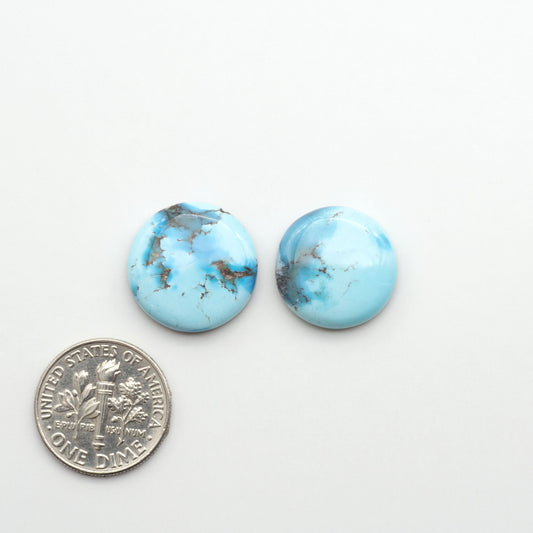 Discover the beauty of Natural Golden Hills Turquoise—prized for its icy blue tones, golden matrix, and exceptional quality. Ideal for artisan jewelry designs.