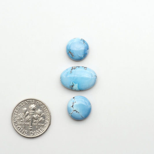 Discover the beauty of Natural Golden Hills Turquoise—prized for its icy blue tones, golden matrix, and exceptional quality. Ideal for artisan jewelry designs.