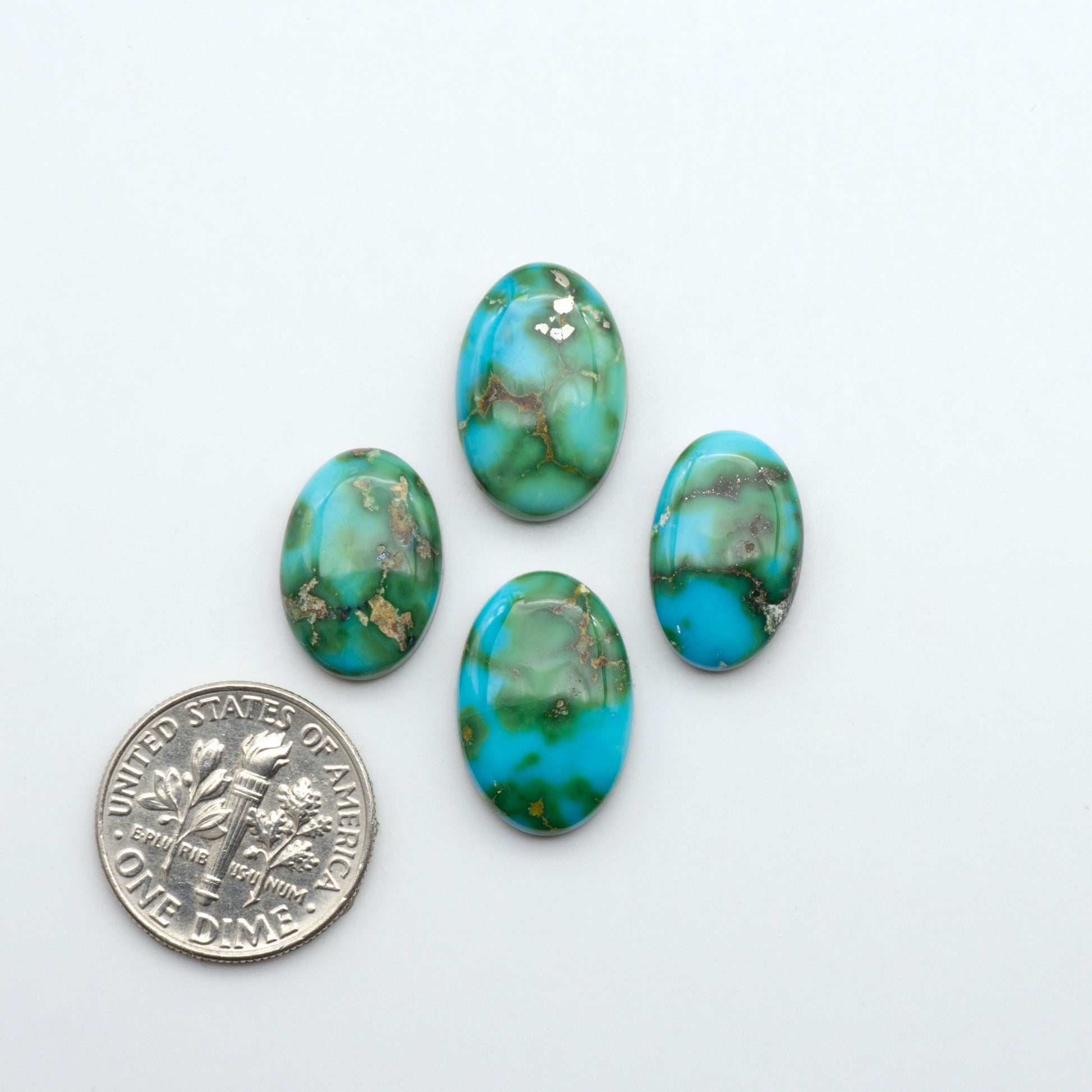 Sonoran Mountain Turquoise showcases a stunning blend of blue and green hues and natural patterns that make it a must-have for any jewelry collection.