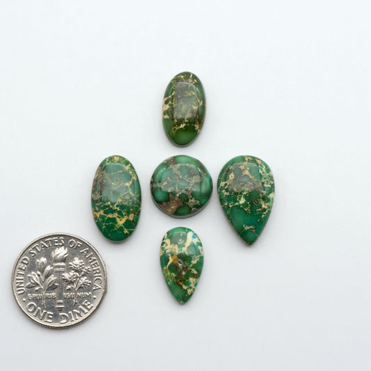 Sonoran Mountain Turquoise showcases a stunning blend of blue and green hues and natural patterns that make it a must-have for any jewelry collection.