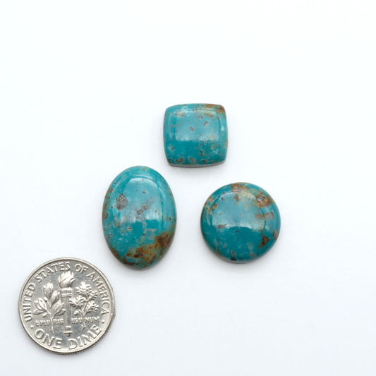 Apache Nugget Turquoise. Mined from the Apache Nugget Hole, this turquoise boasts stunning colors and patterns making it a must-have for any jewelry collection.