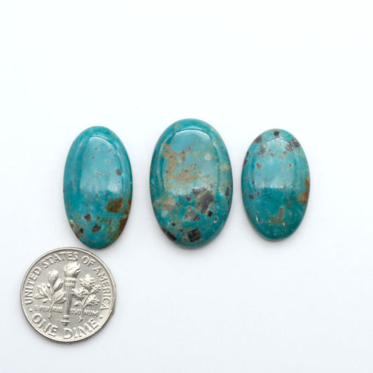 Apache Nugget Turquoise. Mined from the Apache Nugget Hole, this turquoise boasts stunning colors and patterns making it a must-have for any jewelry collection.