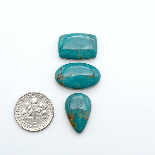 Apache Nugget Turquoise. Mined from the Apache Nugget Hole, this turquoise boasts stunning colors and patterns making it a must-have for any jewelry collection.