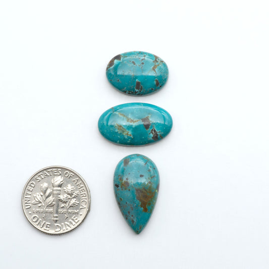 Apache Nugget Turquoise. Mined from the Apache Nugget Hole, this turquoise boasts stunning colors and patterns making it a must-have for any jewelry collection.