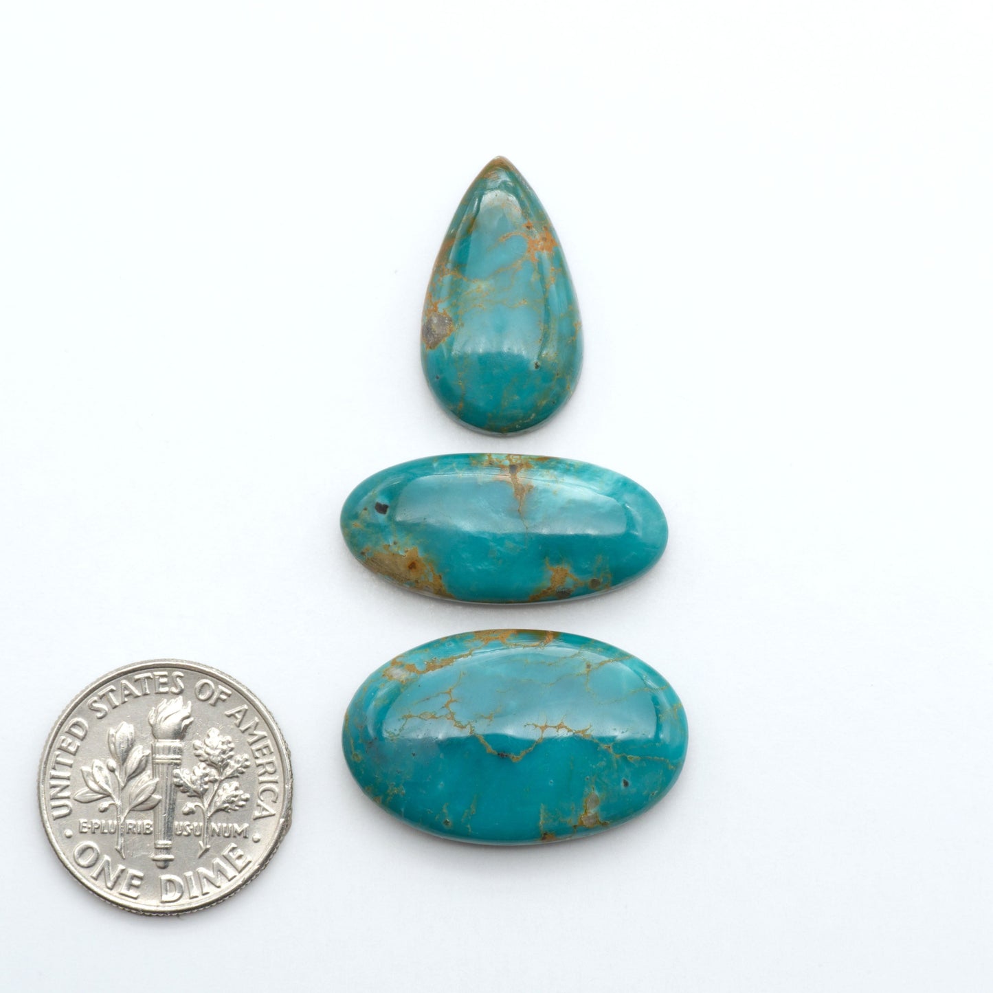 Apache Nugget Turquoise. Mined from the Apache Nugget Hole, this turquoise boasts stunning colors and patterns making it a must-have for any jewelry collection.