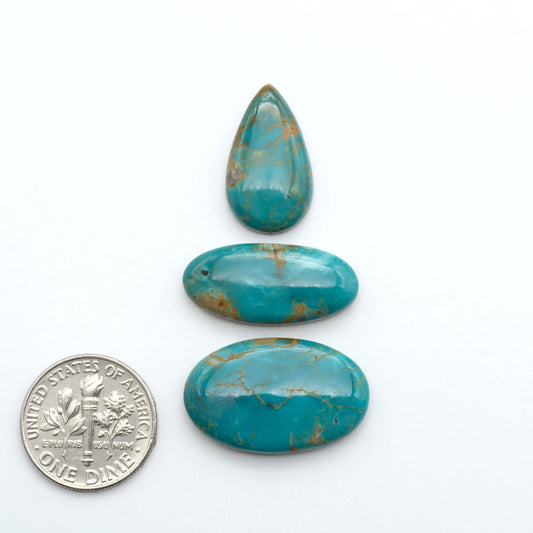 Apache Nugget Turquoise. Mined from the Apache Nugget Hole, this turquoise boasts stunning colors and patterns making it a must-have for any jewelry collection.