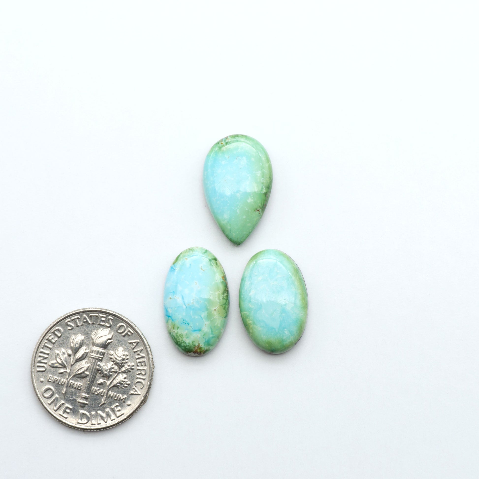 Sonoran Mountain Turquoise showcases a stunning blend of blue and green hues and natural patterns that make it a must-have for any jewelry collection