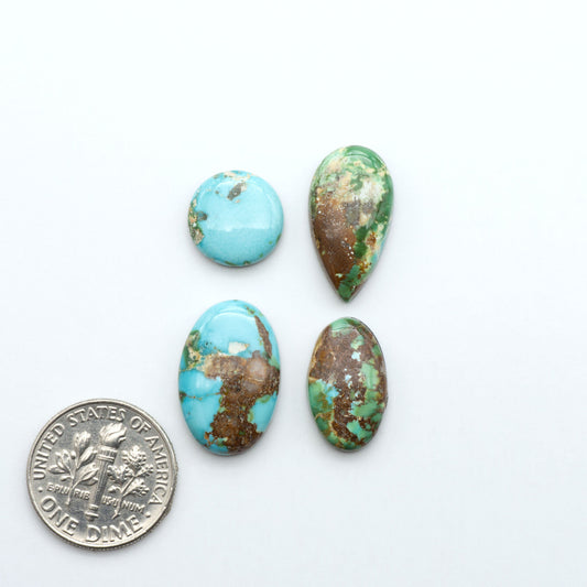Sonoran Mountain Turquoise showcases a stunning blend of blue and green hues and natural patterns that make it a must-have for any jewelry collection