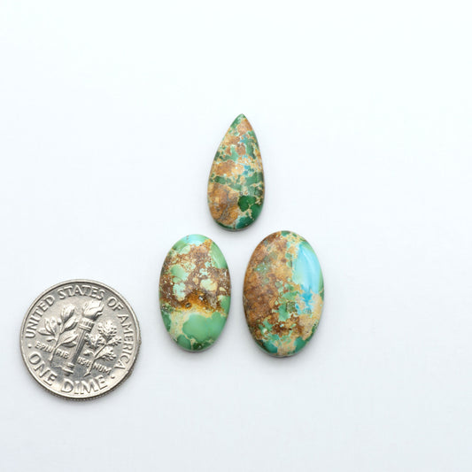 Sonoran Mountain Turquoise showcases a stunning blend of blue and green hues and natural patterns that make it a must-have for any jewelry collection