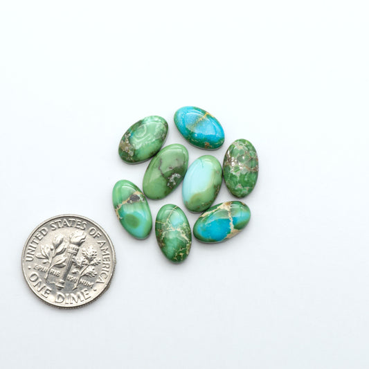 Sonoran Mountain Turquoise showcases a stunning blend of blue and green hues and natural patterns that make it a must-have for any jewelry collection