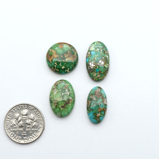 Sonoran Mountain Turquoise showcases a stunning blend of blue and green hues and natural patterns that make it a must-have for any jewelry collection
