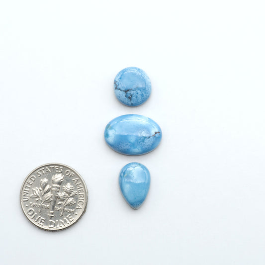 Discover the beauty of Natural Golden Hills Turquoise—prized for its icy blue tones, golden matrix, and exceptional quality. Ideal for artisan jewelry designs.