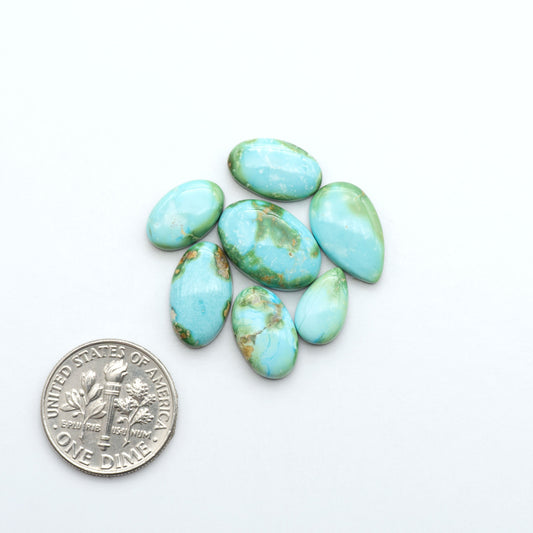 Sonoran Mountain Turquoise showcases a stunning blend of blue and green hues and natural patterns that make it a must-have for any jewelry collection.
