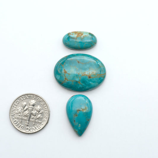Apache Nugget Turquoise. Mined from the Apache Nugget Hole, this turquoise boasts stunning colors and patterns making it a must-have for any jewelry collection.