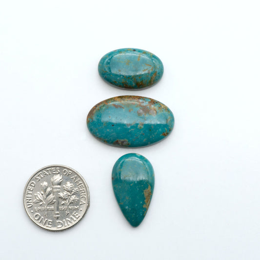 Apache Nugget Turquoise. Mined from the Apache Nugget Hole, this turquoise boasts stunning colors and patterns making it a must-have for any jewelry collection.